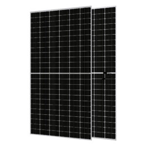 N-TOPCon Bifacial Solar Panel 570-595W with Silver Frame