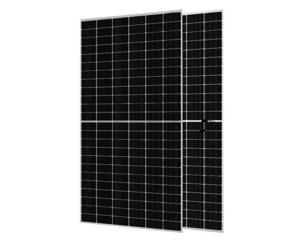 N-TOPCon Bifacial Solar Panel 570-595W with Silver Frame