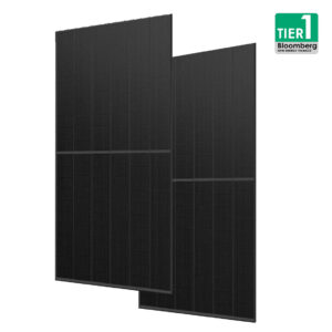 Placa Solar 685W-705W Bifacial G12 N-Type Full Black | Marco Plata Malla Blanca