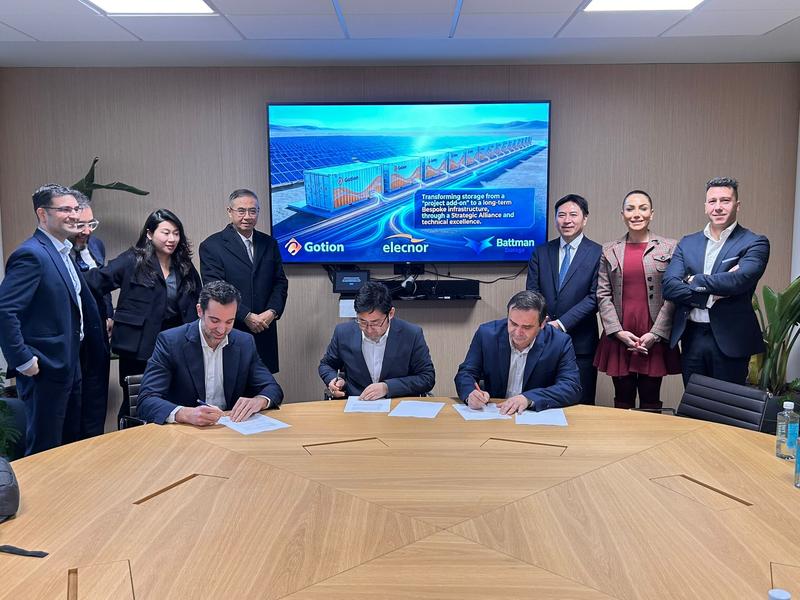 battman-storage-elecnor-gotion-accordo di collaborazione-firma